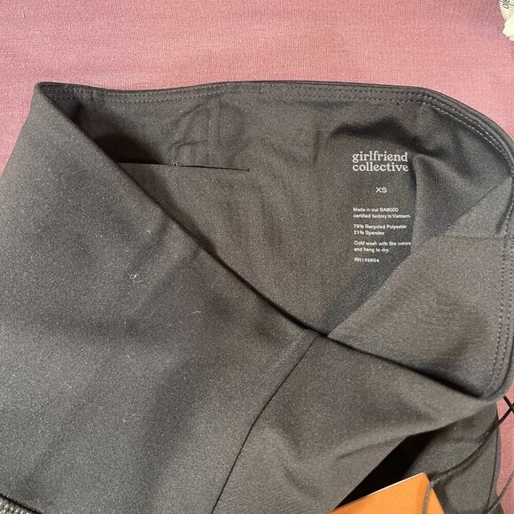Girlfriend Collective Extra High Rise Leggings in Black - Size XS NWT - Picture 6 of 7